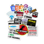 Programmer Waterproof Vinyl Stickers for Laptop Electronic Gadgets Bicycle Motorcycle Notebook_1