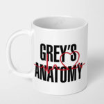 greys anatomy tv show love ceramic coffee mug