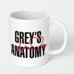greys anatomy tv show love ceramic coffee mug