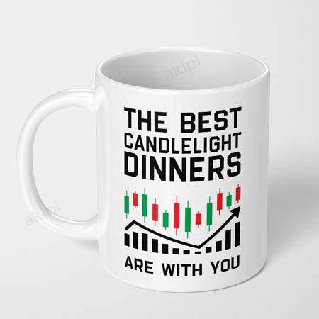 the best candlelight dinners are with you stock market crypto ceramic coffee mug