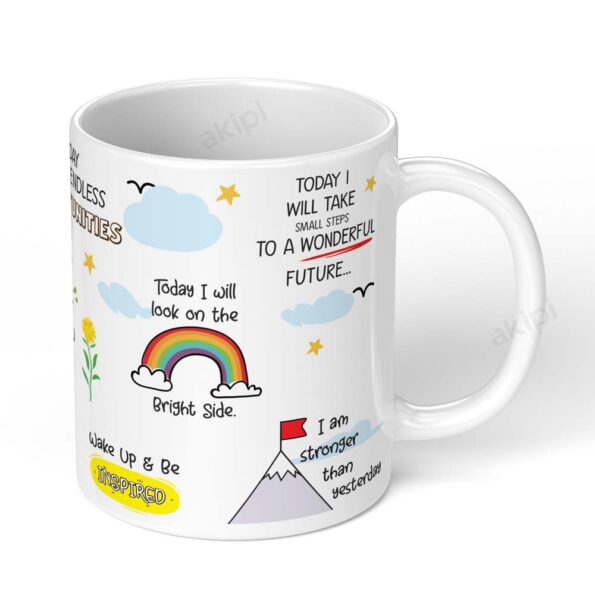 The Morning Mindset Mug – Inspirational and Motivational Ceramic Mug 11oz_3